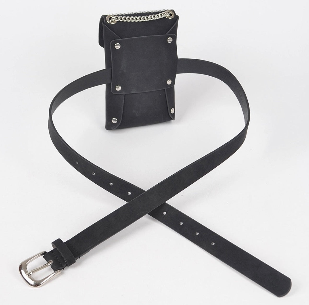 Cartera con correa y cadena 2 en 1