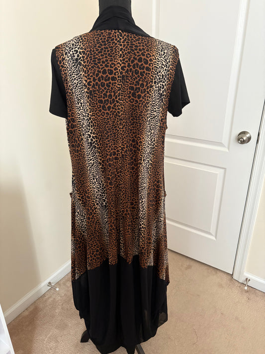 Animal Print Vest