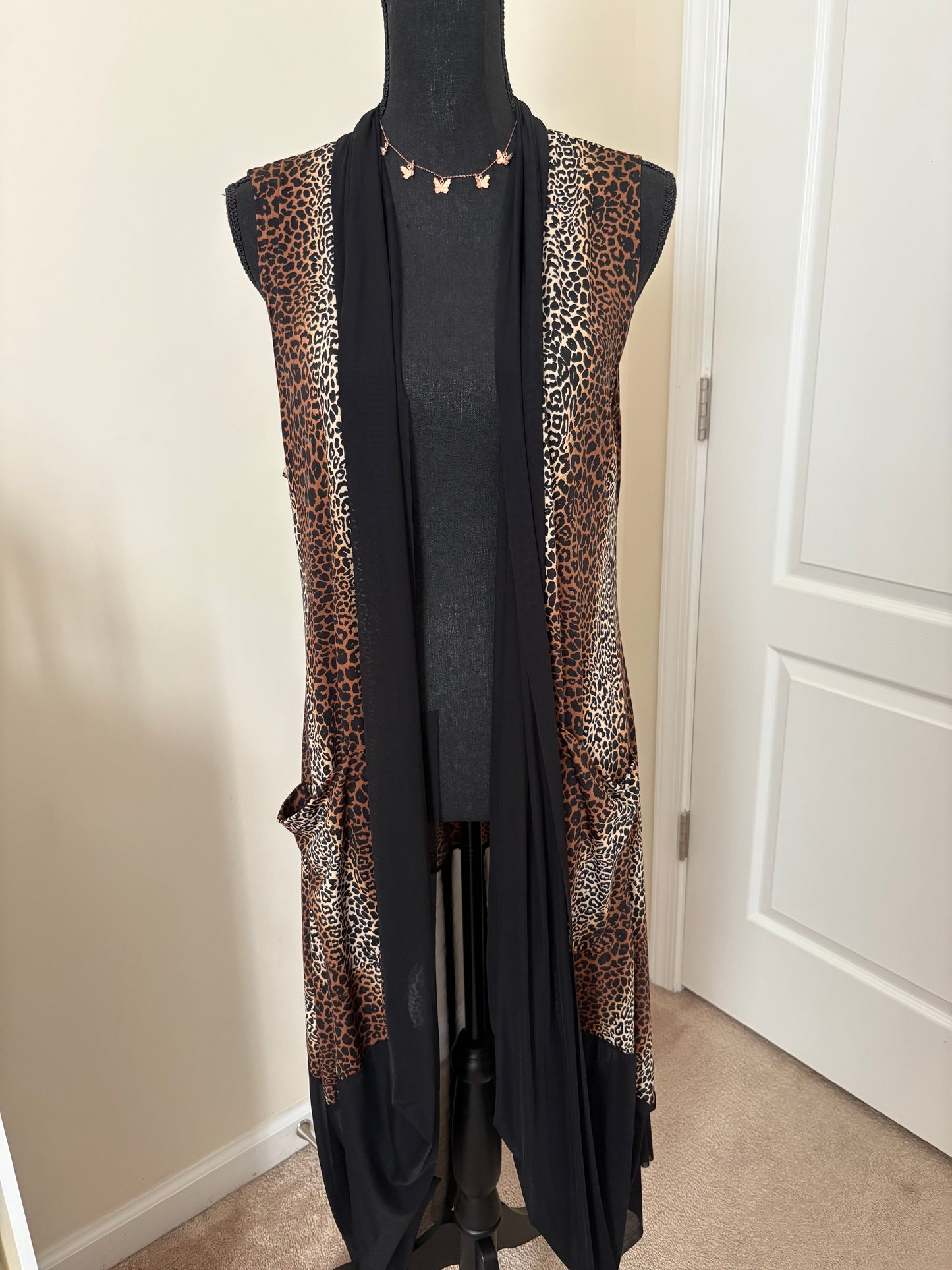 Animal Print Vest