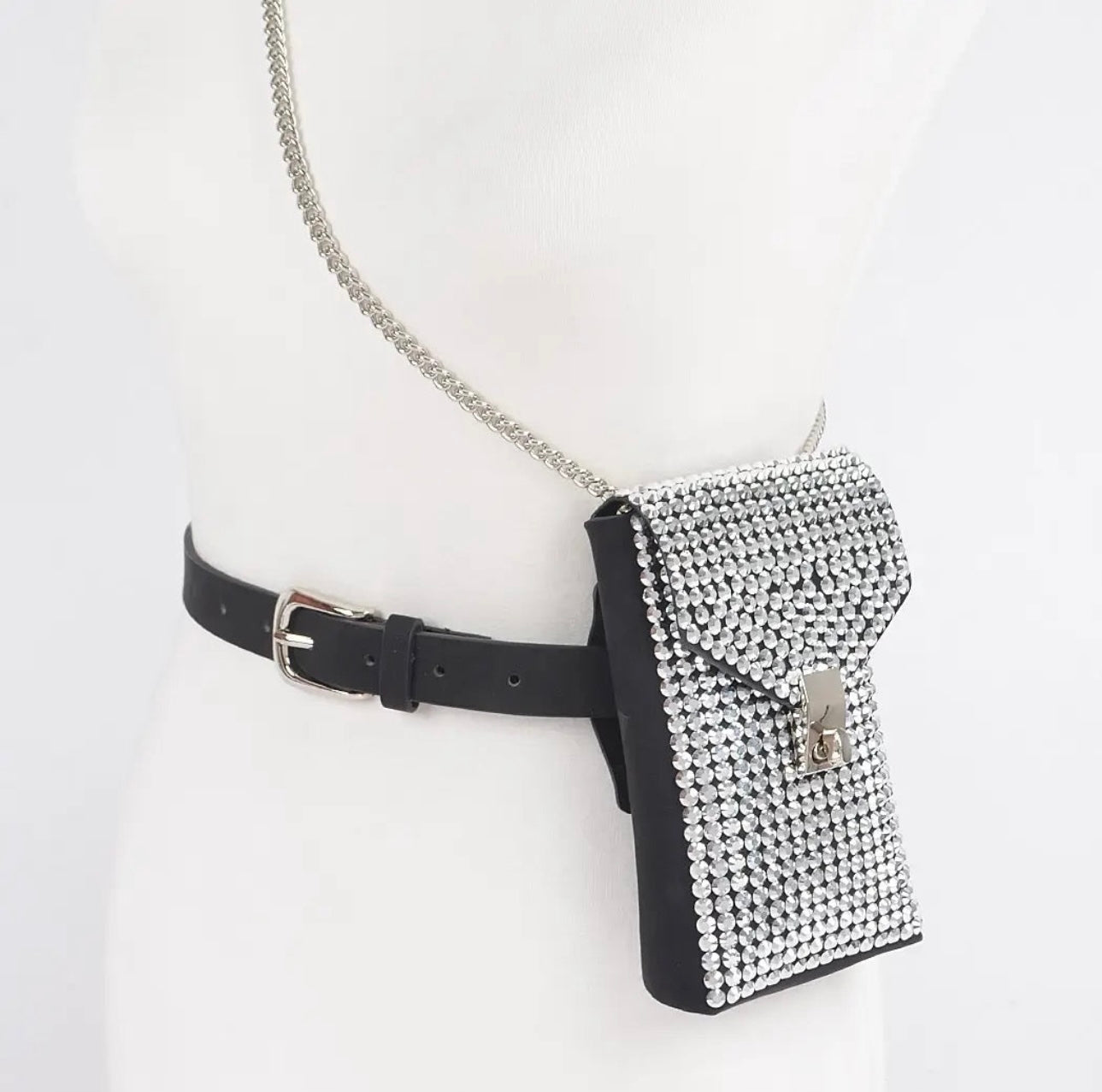 Cartera con correa y cadena 2 en 1