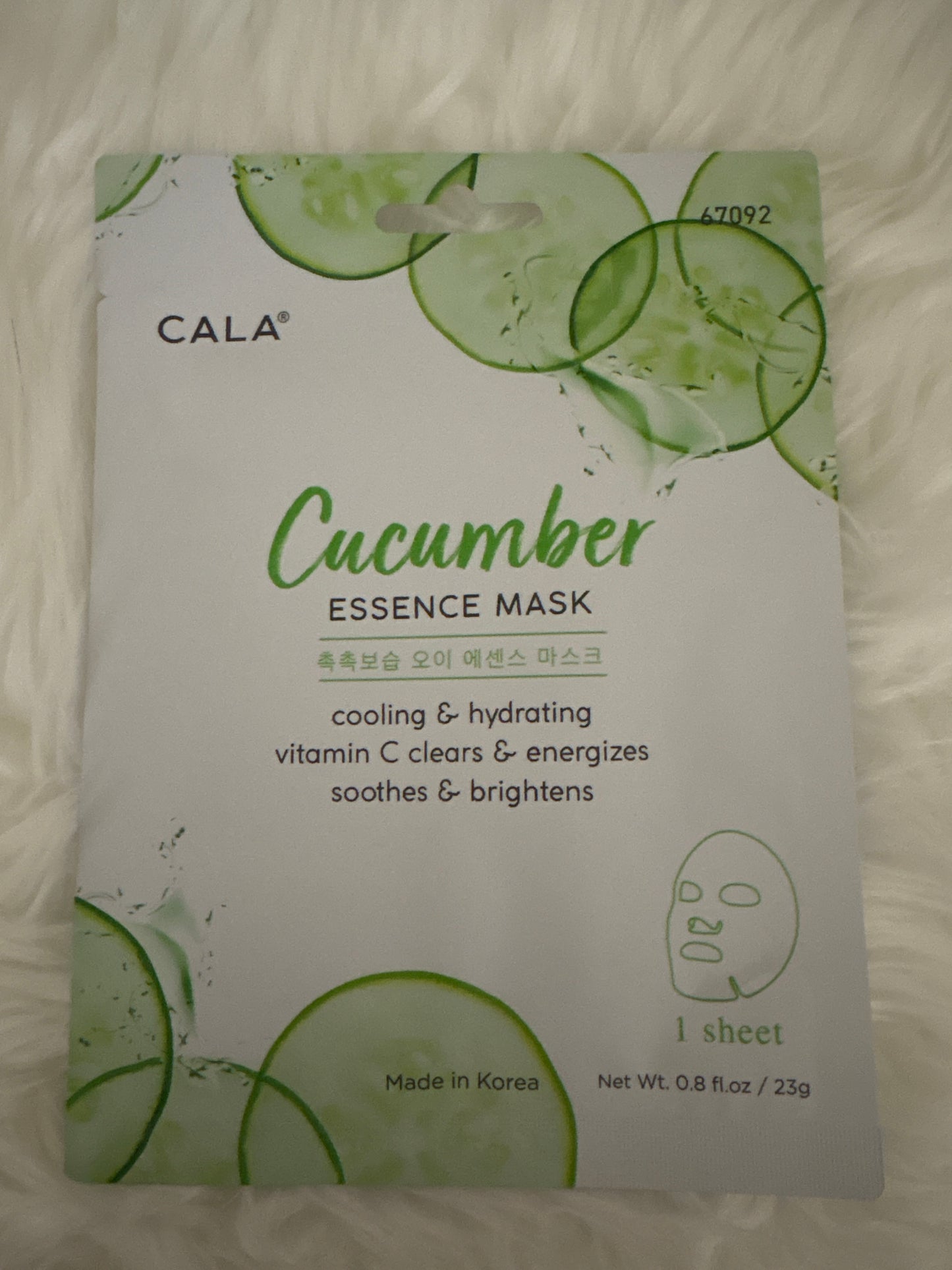 Mascarilla de esencia de pepino