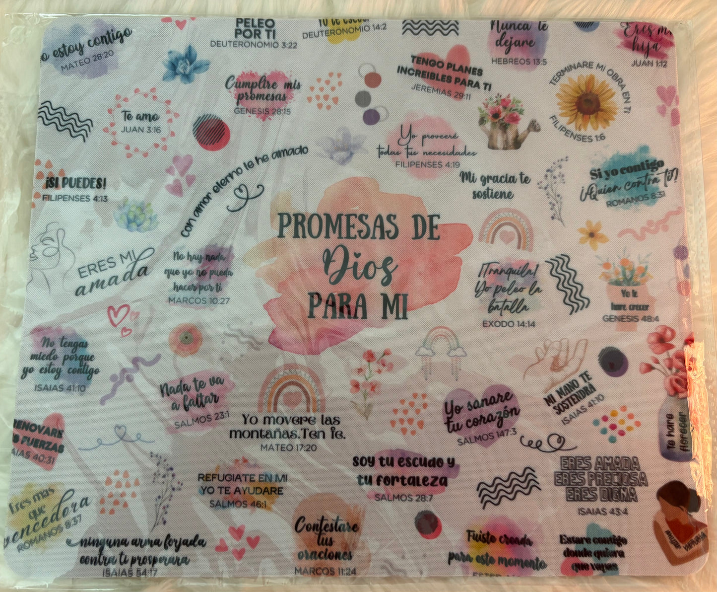 Mouse Pad con Mensajes Cristianos