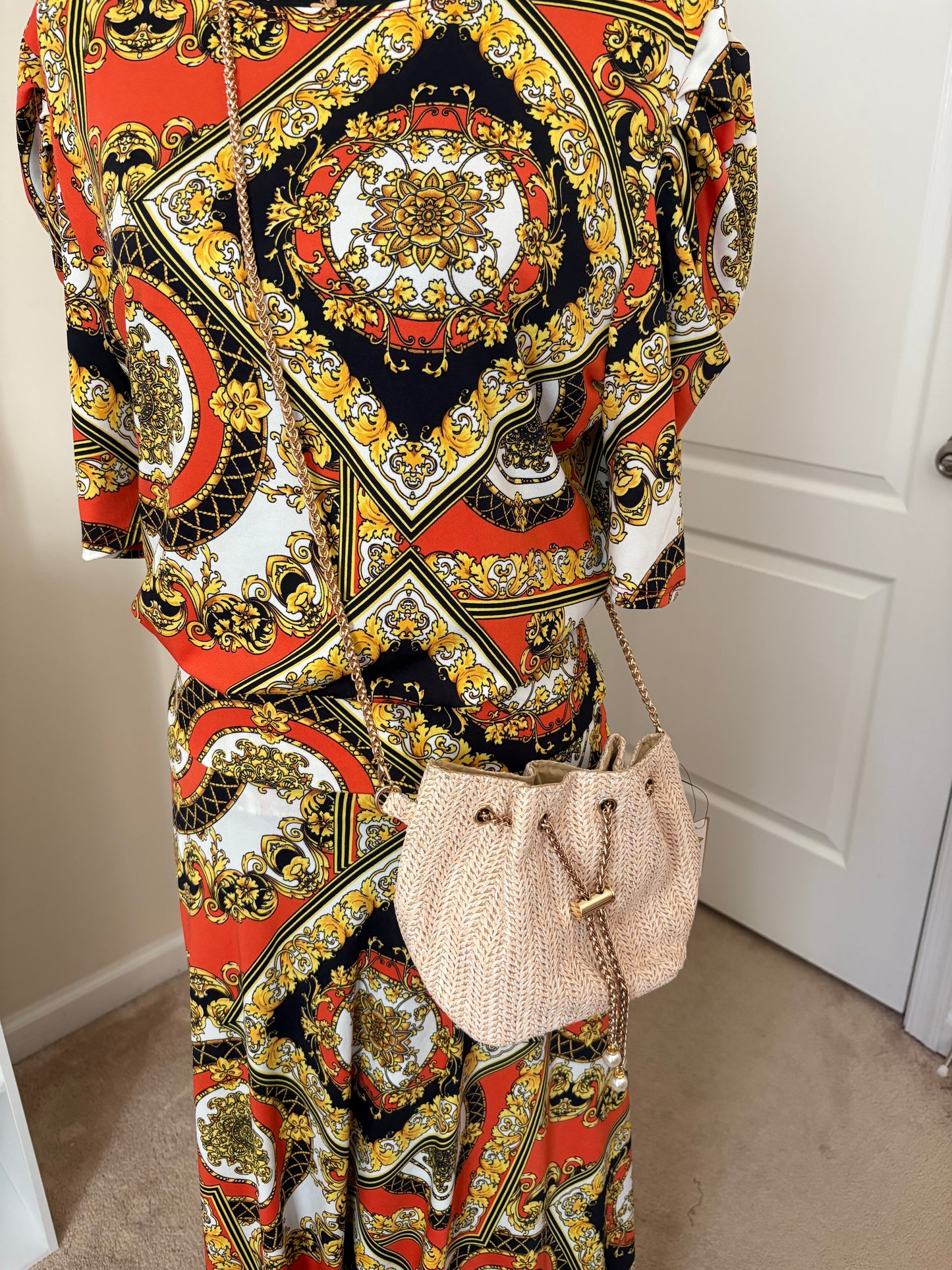Elegante Print Conjunto Set
