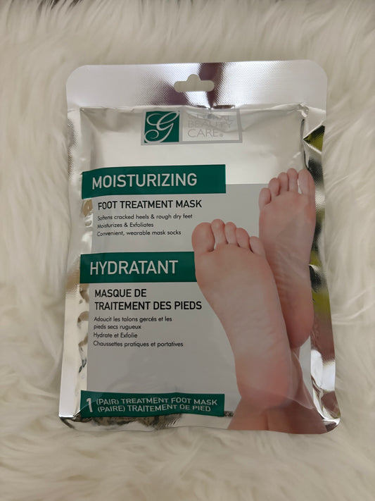 Mascarilla hidratante para el tratamiento de los pies