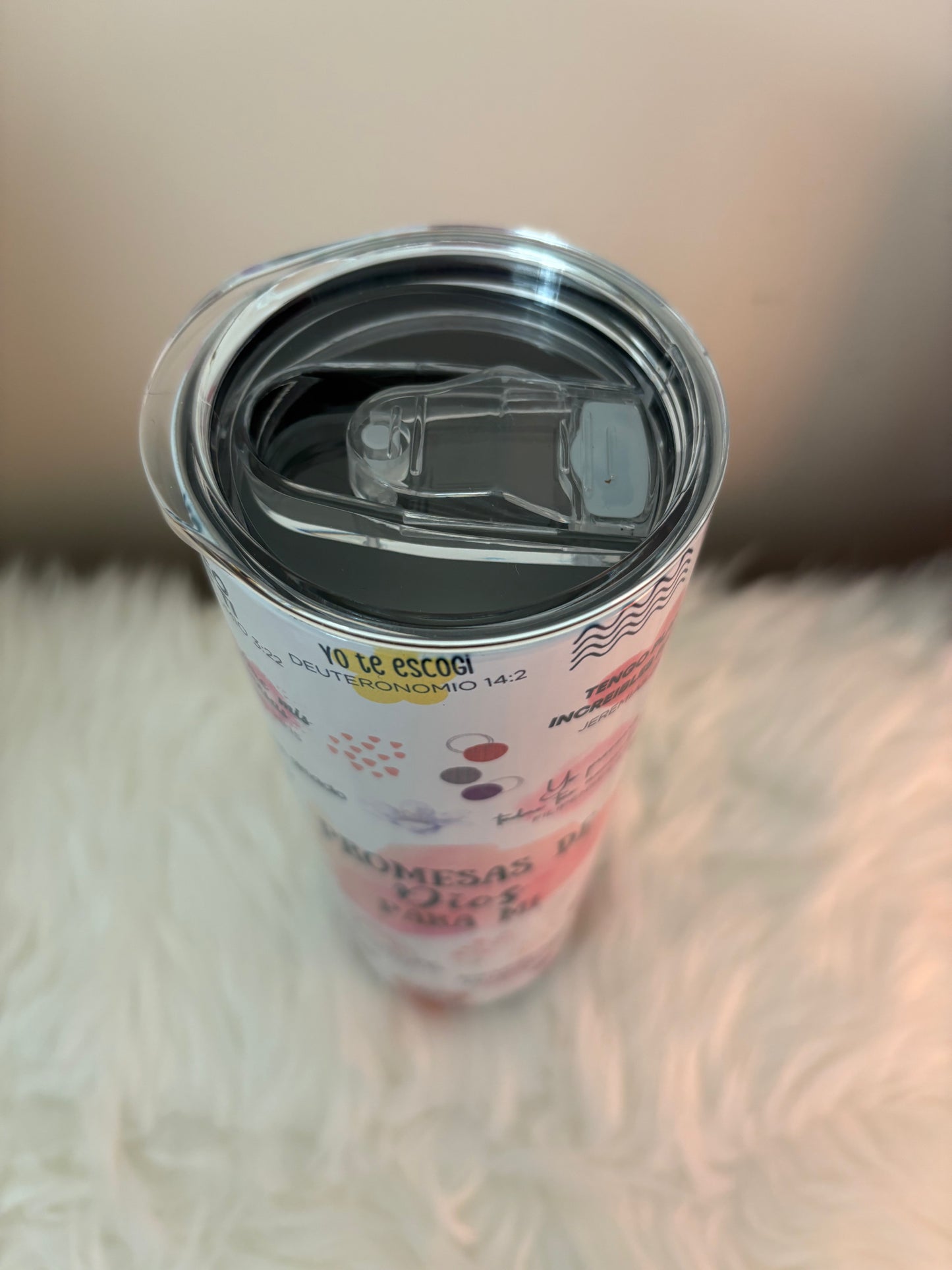 Tumbler Promesas de Dios para mí ￼