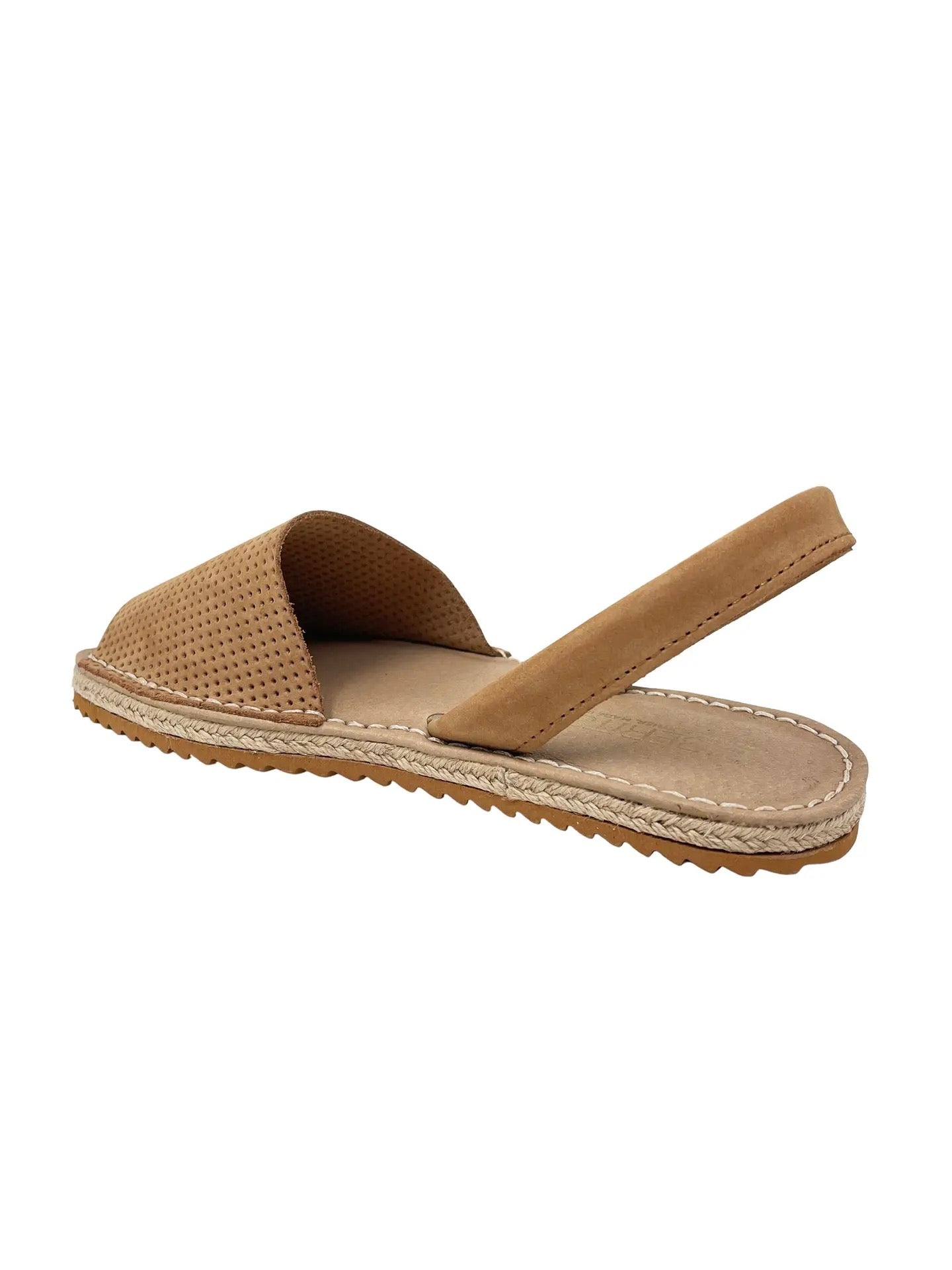 Sandals in Light Brown Leather